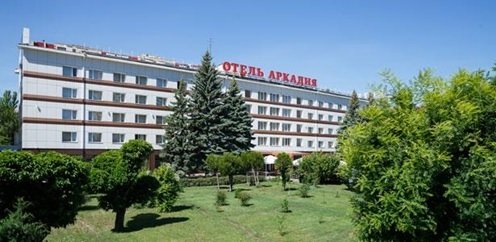 Фасад отеля Аркадия